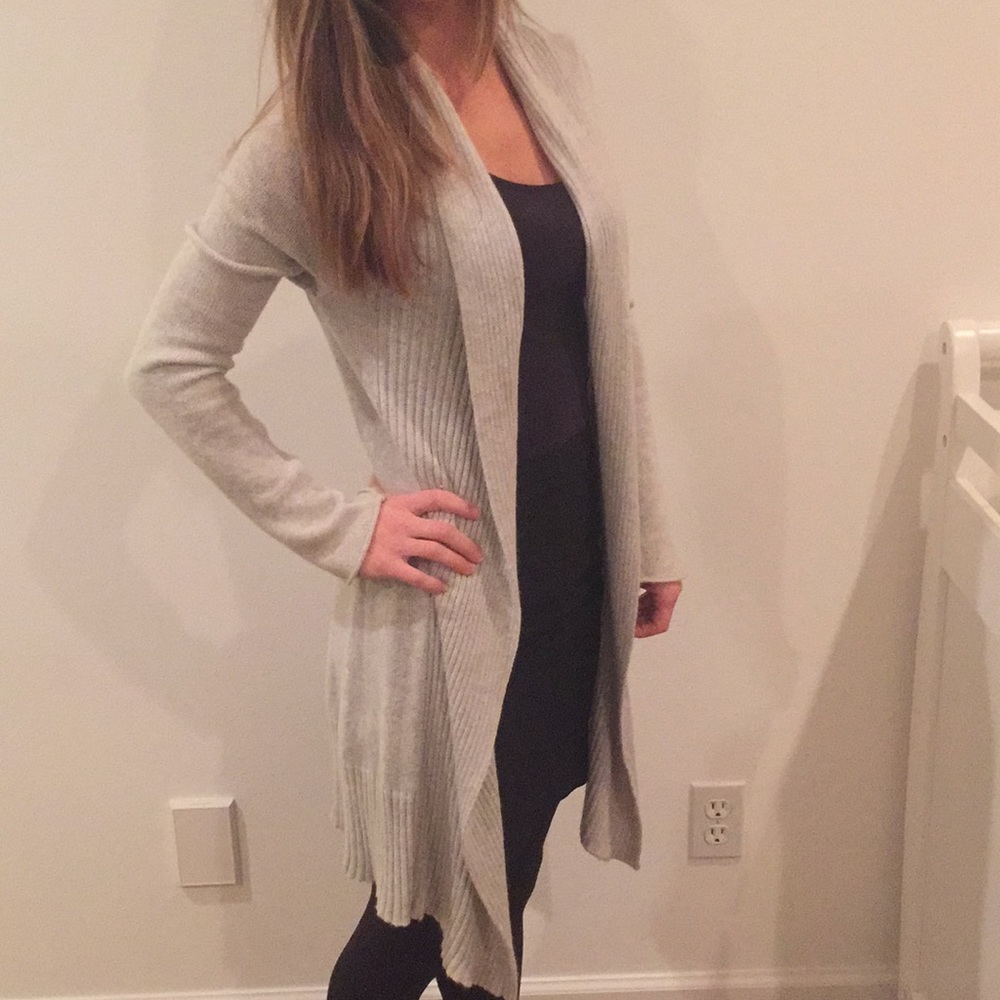 Long gray Cardy